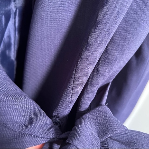Kasper Side-Tie Blazer Dark Blue 4 - Picture 5 of 9